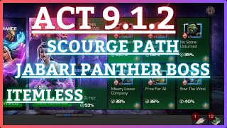 MCOC Act 9  912  Scourge Path  Jabari Panther Boss [upl. by Hillyer]