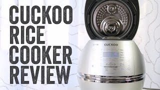 CUCKOO RICE COOKER PRODUCT REVIEW  DHSR0609F  Chef Julie Yoon [upl. by Revell292]