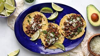 How to Make Authentic Street Tacos with Homemade Tortillas  The Inspired Home [upl. by Celtic]