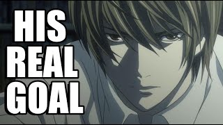 What Light Actually Wanted  Death Note [upl. by Edualcnaej]