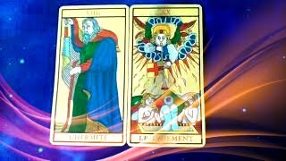 EL ERMITAÑO y TODOS los ARCANOS MAYORESCOMBINACIONES TAROT [upl. by Ecydnarb]