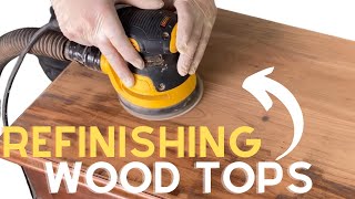 How to refinish cherry wood table tops [upl. by Calysta857]