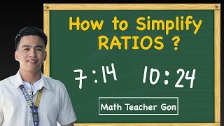 How to Simplify Ratios  Easiest Way to Do It [upl. by Ahsiekar]