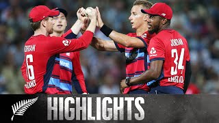 Munros 18ball 50 in Qualifier  HIGHLIGHTS  TransTasman Tri Series  BLACKCAPS v England [upl. by Dickens]