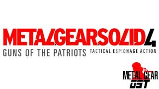 Snake VS Liquid Ocelot  Metal Gear Solid 4 Guns of the Patriots OST V1 [upl. by Mosera]