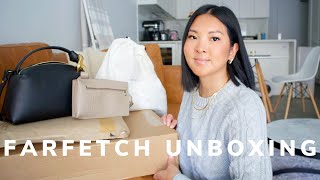 FARFETCH UNBOXING  TOTEME amp HANDBAG FAVES [upl. by Conn]