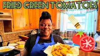 Fried Green Tomatoes How to cook [upl. by Wilek]