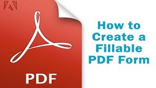 How to Create a Fillable PDF Form [upl. by Aicatan]