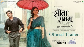 Sita Ramam Official Trailer  In Hindi  18th November  DisneyPlus Hotstar [upl. by Oivalf]