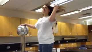 Van de Graaff generator in Mr Bartletts physics class [upl. by Llezom689]