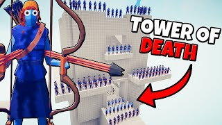 TABS ARCHER Tower of DEATH Siege  Totally Accurate Battle Simulator New Legacy Faction Update [upl. by Dorolice]