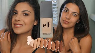 Elf Cosmetics Flawless Finish Foundation Review [upl. by Allard]