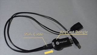 How to install AnyCast WiFi Display Dongle [upl. by Hama]