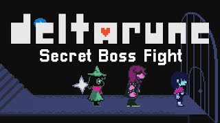 DELTARUNE Chapter 1 Secret Boss  How To Find The Broken Keys  Boss Gameplay [upl. by Astred358]