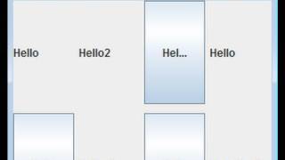 Grid Layout in Java Swing Arranging objects in a panelframe [upl. by Nylhtac]