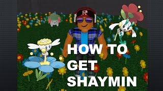 Pokémon Brick Bronze How to get Shaymin  Fly Shaymin [upl. by Carol]