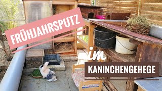 Frühjahrsputz im Kaninchengehege 🧹🐇 [upl. by Eceinaj]