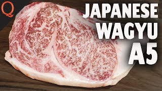 Japanese Wagyu A5 Ribeye Part 1  Grilled [upl. by Nilknarf]