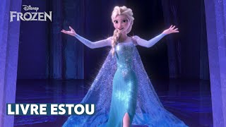 Livre Estou  com letra  Frozen Uma Aventura Congelante [upl. by Ghassan164]