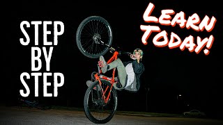 How To Wheelie a Mountain Bike the EASY way  Beginner or Advanced [upl. by Akimad]