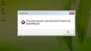 How to Fix KERNEL32dll Missing Error [upl. by Lamhaj167]