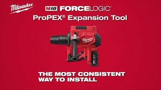 Milwaukee® M18™ FORCE LOGIC™ ProPEX® Expansion Tool [upl. by Alban]