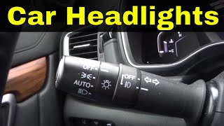 How To Operate Car Headlights In 2 MinutesDriving Lesson [upl. by Gerda]