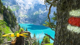 Oeschinensee Kandersteg 4K 🇨🇭 [upl. by Neddie]