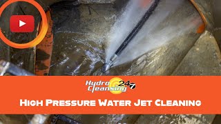 High Pressure Water Jet Cleaning  Pipe Cleaning  Hydro Cleansing [upl. by Chrisman538]