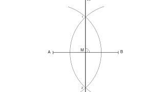 Constructing the perpendicular bisector of a line segment [upl. by Ahsiekyt854]