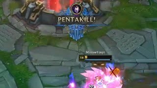 PENTAKILL WITH NEW AHRI REWORK [upl. by Tonye297]