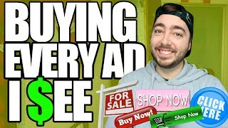 Buying Every Advertisement I See NOT CLICKBAIT [upl. by Janaye]