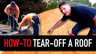 How to tear off a roof  DIY roofing [upl. by Niac]