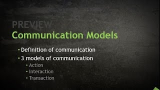 Communication Models [upl. by Haziza808]