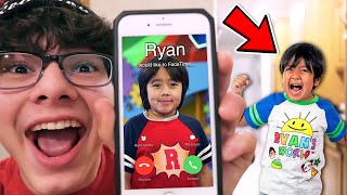 DO NOT FACETIME RYAN’S WORLD OMG HE CAME TO MY HOUSE [upl. by Cari]