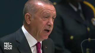 WATCH Turkey President Recep Tayyip Erdoğans full speech to the UN General Assembly [upl. by Caren96]