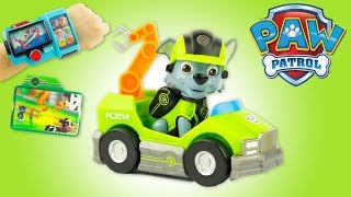 Pat Patrouille Mission Secrète Rocky Repair Kart Paw Patrol Mission Paw Jouet Toy Review Juguetes [upl. by Naeloj]