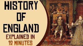 History of England Explained in 12 Minutes [upl. by Gustie]