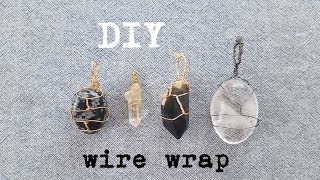 DIY Wire Wrap Gemstones Without Holes [upl. by Pelag]