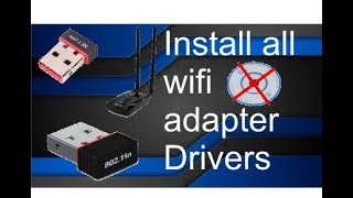 How To Install Drivers On Wifi Adapter Without Cd  Wifi Adapter Driver Installation Without CD [upl. by Joleen]