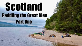 The Great Glen Canoe Trail  Part One Scottish Canoe Trip Beach Wild Camp Loch Lochy [upl. by Harlamert]