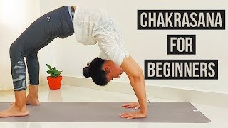 Chakrasana for Beginners l with preparatory poses l Archies Yoga [upl. by Arriaet]