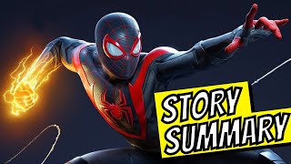 Marvels SpiderMan Miles Morales Full Story Summary Plot Recap [upl. by Dewayne]