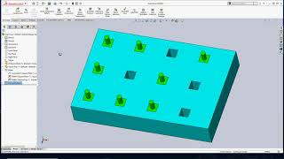 How to Use Pattern Driven Component Pattern in SOLIDWORKS [upl. by Hamon]