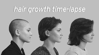 Hair Growth Timelapse  1 Year [upl. by Keon]