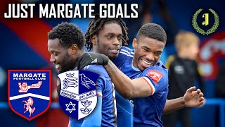 JUST THE MARGATE GOALS  Wingate amp Finchley FC H  20th April 2024 [upl. by Norraj848]