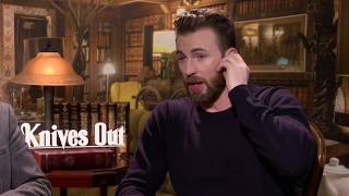 Chris Evans amp Ana De Armas interview for Knives Out movie [upl. by Isma]