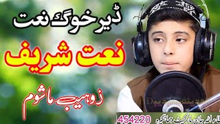 Pashto New Naat By Zohaib Mashoom  Sata da roze zyarrath la bya raglam [upl. by Weasner]