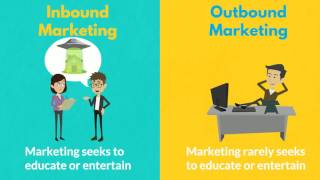 Difference between Inbound Marketing Vs Outbound Marketing [upl. by Eenrahc]