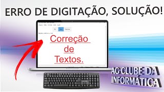 Como ATIVAR correção de ERROS DE DIGITAÇÃO no PC [upl. by Shulem333]